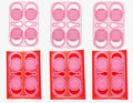 Full set of pink TangleTags fitted sheet corner tags