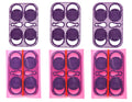 Full set of purple TangleTags fitted sheet corner tags